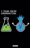 I Think You'Re Overreacting Notebook: School Dream Log Book I Dream Journal I Dream Recorder I Diary and Notebook for recording your Dreams I Track your Dreams lucid Dreams Nightmares I 