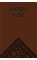 Brown Hanky Address Book