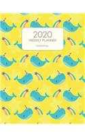 2020 Weekly Planner Narwhal