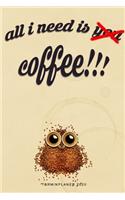 All I Need Is Coffee - Terminplaner 2020