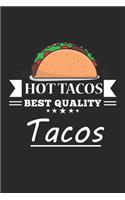 Tacos Notebook,: Hot tacos, The Note book and Journal for Writing, Deep Thoughts, Creative Thinking, Work Planning, Business Notes, Mexican food, Spicey, Blank Pages