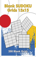 Blank Sudoku Grids 15x15, 200 Blank Grids