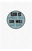 God Is Within Her She Will Not Fall