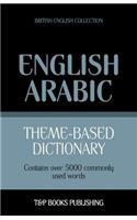 Theme-based dictionary British English-Arabic - 5000 words