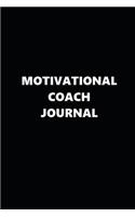 Motivational Coach Journal Black White Design: (notebook, Diary, Blank Book)