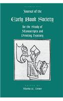 Journal of the Early Book Society Vol 16