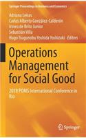 Operations Management for Social Good