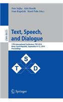 Text, Speech and Dialogue