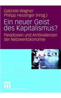 Ein Neuer Geist Des Kapitalismus?