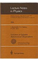 Evolution of Galaxies. Astronomical Observations: Proceedings of the Astrophysics School I, Organized by the European Astrophysics Doctoral Network at Les Houches, France, 5-16 September 1988