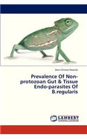 Prevalence of Non-Protozoan Gut & Tissue Endo-Parasites of B.Regularis