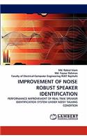 Improvement of Noise Robust Speaker Identification