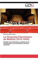 Orquesta Filarmonica de Madrid (1915-1945)