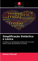 Simplificação Sintáctica e Léxica