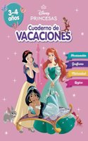 Princesas Disney. Cuaderno de vacaciones (3-4 anos) (Disney. Cuaderno de vacaciones): Observacion . Grafismo . Motricidad . Logica
