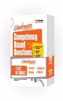 Arihant Checkmate Series for Class 12 | Competency Based Questions for Physics, Chemistry, Biology and English Core | Boards 2025 (Set of 4 Books)