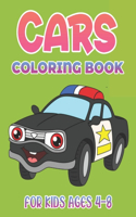 Cars Coloring Book For Kids Ages 4-8