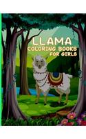 llama coloring books for girls