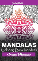 Greatest mandala- Mandala coloring book for adults