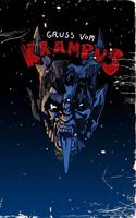 Notebook: Gruss Vom Grampus Greetings from Christmas Devil - Blank Lined Journal For College Students Who Loves Krampus Christmas Demon - 6x9 inches, 120 page