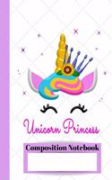 Unicorn Princess Composition Notebook