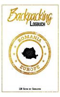 Backpacking Logbuch Romania Europe 120 Seiten mit Checklisten