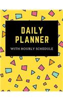 Daily Planner with Hourly Schedule