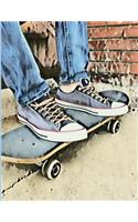 Skateboard Sketchbook and Journal Notebook Combo: A Sketchbook, Daily Diary, Composition Book Combo, Gift Idea for Someone Who Loves Skateboarding!!
