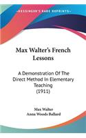 Max Walter's French Lessons