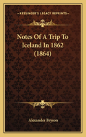 Notes Of A Trip To Iceland In 1862 (1864)