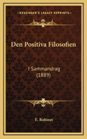 Den Positiva Filosofien: I Sammandrag (1889)