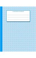 Composition Notebook: Blue Cover With Stars from Scrawlables.com
