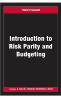 Introduction to Risk Parity and Budgeting