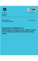 Evaluation of FMVSS 214 Side Impact Protection for Light Trucks