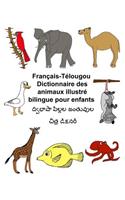 Français-Télougou Dictionnaire des animaux illustré bilingue pour enfants