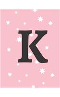 Letter K Notebook