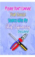 Please Don't Confuse Your Google Search With My Chief Engineering Degree