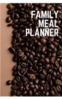 Weekly Family Meal Planner for Busy Families, Coffee