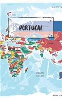 Portugal: Ruled Travel Diary Notebook or Journey Journal - Lined Trip Pocketbook for Men and Women with Lines