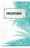 Philippinen: Punktiertes Reisetagebuch Notizbuch oder Reise Notizheft Gepunktet - Reisen Journal für Männer und Frauen mit Punkten