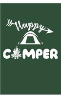 Happy Camper: (6x9 Journal): College Ruled Lined Writing Notebook, 120 Pages