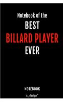 Notebook for Billard Players / Billard Player