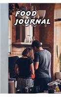 Food Journal: Food Journal/Food Diary/Diet Journal Notebook, exercise daily,110 Pages - 6" x 9", Glossy cover.(2 Food)