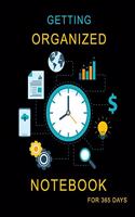 Getting Organized Notebook for 365 Days