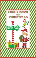 Countdown To Christmas: 8.5x11 Santa Journal With 25 Two Page Spreads For Journaling Christmas Memories, Christmas Advent Planner, Christmas Activities Book For Kids, Xmas (3 Christmas Activity Books)