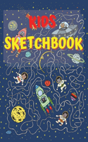 Sketchbook For Kids: Amazing Notebook for Drawing, Writing, Painting, Sketching or Doodling, 122 Pages, 8.5x11 Sketch Book for Kids with Blank Paper for Drawing, Doodlin