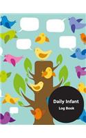 Daily Infant Log Book: Blank Column Infant Daily Log Book for Daycares, Pearhead Baby's, Daily Log Sheet for Boys & Girls. To Track & Monitor Feed, Diaper changes, Medicat