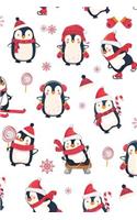 Penguin Notebook: Blank Lined Journal, Softcover (6x9 Inches) with 120 Pages