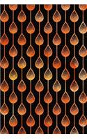 Journal Notebook Teardrops Pattern 2