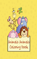 Animals Animals Coloring Book